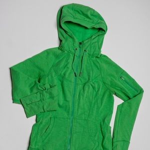 ATHLETA Triumph hoodie bright green women’s small